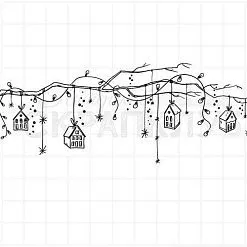 Штамп "Гирлянда с домиками", 11,5х4,5 см (Скрапклуб) Штамп "Гирлянда с домиками", 11,5х4,5 см (Скрапклуб)