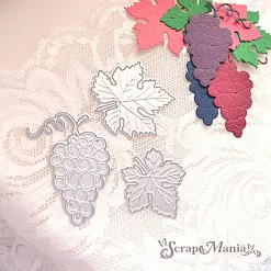 Нож "Виноград" 5,8х4,1 см (ScrapMania) Нож "Виноград" 5,8х4,1 см (ScrapMania)