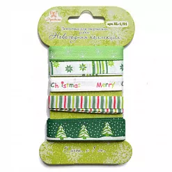 Набор лент "Зеленый лес" (Рукоделие)