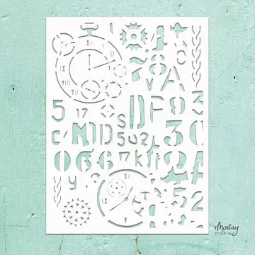 Трафарет 15х20 см "Mixed 10" (Mintay)