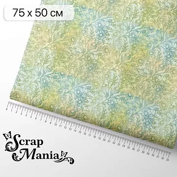 Отрез ткани 75х50 см "Сезон ромашек. Навстречу мечте" (ScrapMania)