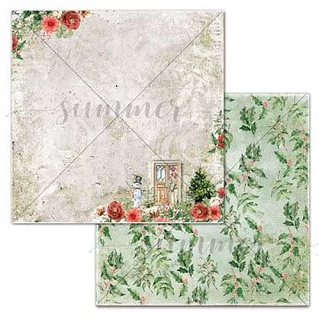 Бумага "Vintage winter. It's warm here" (Summer Studio)
