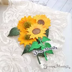 Нож "Подсолнух - король лета", 5,2х5,5 см (ScrapMania)
