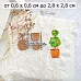 Нож "Цветочный магазин. Топиарий", 2,8х2,8 см (ScrapMania)