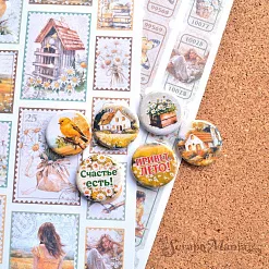 Набор фишек "Сезон ромашек" (ScrapMania)