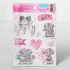 Наклейки с фольгированием 11х16 см "Me To You. Счастье" (АртУзор)