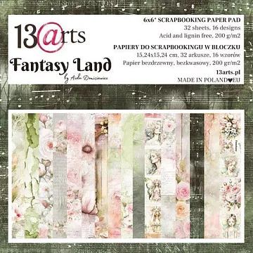 Набор 15х15 см "Fantasy Land", 32 листа (13Arts)