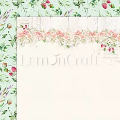 Бумага "Raspberry Garden 04" (Lemon Craft)