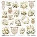 Бумага 30х30 см "White Roses. Elements 5" (ScrapAndMe)