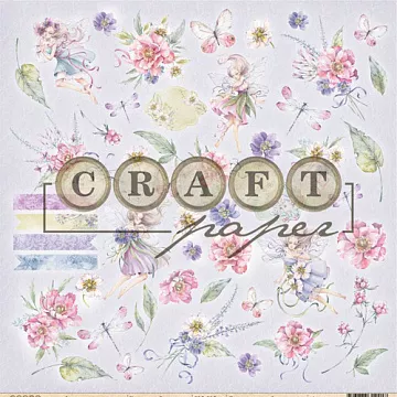 Бумага "В мире снов. Феи и цветы" (CraftPaper)
