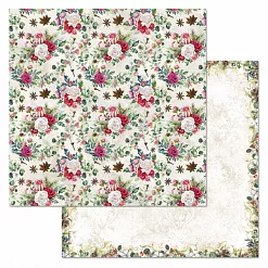 Бумага "Богемное Рождество. Розы и корица" (ScrapMania)