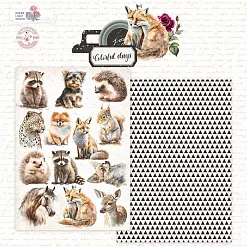 Набор бумаги А5 "Colorful days. Для вырезания", 18 листов (DreamLight Studio)