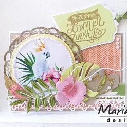 Набор ножей для вырубки и тиснения "Гибискус и листья монстеры" (Marianne design) Набор ножей для вырубки и тиснения "Гибискус и листья монстеры" (Marianne design)