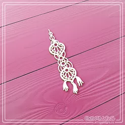 Чипборд "Макраме. Элемент", 1,7х6 см (СкрапМагия)