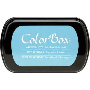 Подушечка чернильная, перманентная 10х6 см ColorBox "Светло-голубая" (Clearsnap)