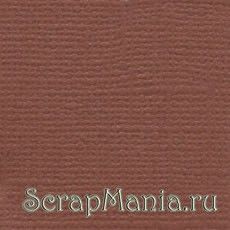 Кардсток Bazzill Basics 30,5х30,5 см однотонный с текстурой холста, цвет охра