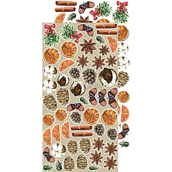 Набор бумаги 30х15 см "Christmas treasure. Для вырезания. Цветы", 12 листов (CraftO'clock)