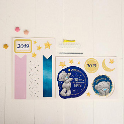 Набор для создания календаря на 2019 год "Me To You. Пусть мечты сбываются" (АртУзор)