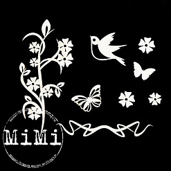 Набор украшений из чипборда "Весна. Легкость" (MiMi Design)