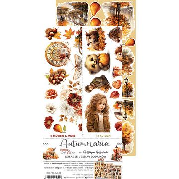 Набор бумаги 30х15 см "Autumnaria. Mix", 18 листов (CraftO'clock)