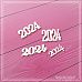 Чипборд "Новогодние надписи 2024 2", 2,8х1,9 см (СкрапМагия)