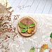 Нож "Листья леса. Желуди", 2,9х4,5 см (ScrapMania)