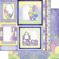 Набор бумаги 30х30 см "Spring Garden", 24 листа (Heartfelt Creations)