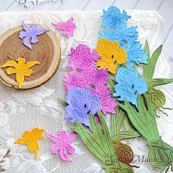 Нож "Первоцветы. Гиацинты раскрытые", 5,4х10 см (ScrapMania)