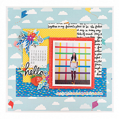 Набор бумаги 30х30 см "Amy Tangerine. Picnic in the park", 48 листов (American Crafts)