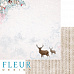 Бумага "Снежная акварель. Теплый плед" (Fleur-design)