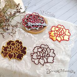 Нож "Пион 2", 5,5х5 см (ScrapMania)