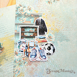 Набор высечек из бумаги "Школьная жизнь. Перемена", 36 шт (ScrapMania)