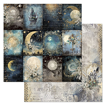 Бумага "Заколдованные страницы. Карточки" (ScrapMania)