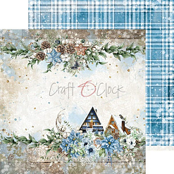 Набор бумаги 15х15 см "Winter morning", 24 листа (CraftO'clock)