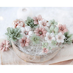 Набор цветов "Вдыхая любовь", 17 шт (Me Flowers)