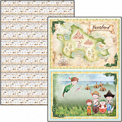 Набор бумаги А4 "Neverland", 9 листов (Ciao bella)