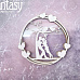 Шейкер "Пара в рамке", 8 см (Fantasy)