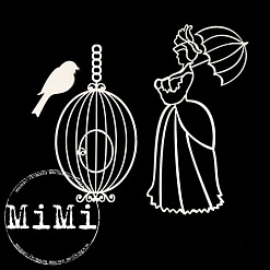 Набор украшений из чипборда "Ретро. Модерн" (MiMi Design)