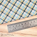 Отрез ткани 75х50 см "Идеальный мужчина. Клетка" (ScrapMania)