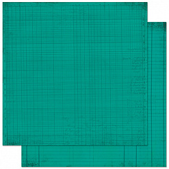 Бумага "Doubledot Journal. Turquoise" (BoBunny)