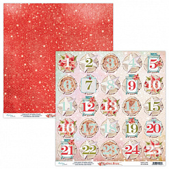 Набор бумаги 15х15 см "Christmas stories", 24 листа (Mintay)