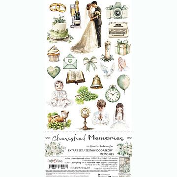 Набор бумаги 30х15 см "Cherished memories. Memories", 18 листов (CraftO'clock)