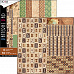 Набор бумаги 30х30 см "Codex leonardo. Фоновый", 8 листов (Ciao bella)