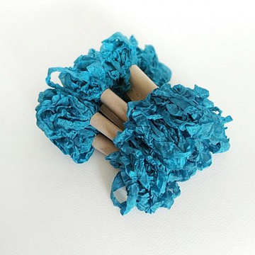 Шебби лента "Циан", ширина 1,5 см, длина 5 м (Craft)