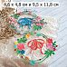 Нож "Венок с бантом", 9,5х11,8 см (ScrapMania)
