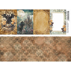 Лист с картинками 10х30 см "Шепот магии. Карточки" (ScrapMania)