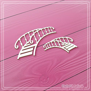 Чипборд "Торжество. Мостики", 3,2х6,1 см (СкрапМагия)