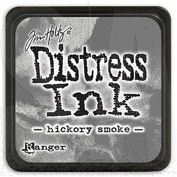 Штемпельная подушечка мини Distress Ink "Hickory Smoke" (Ranger)