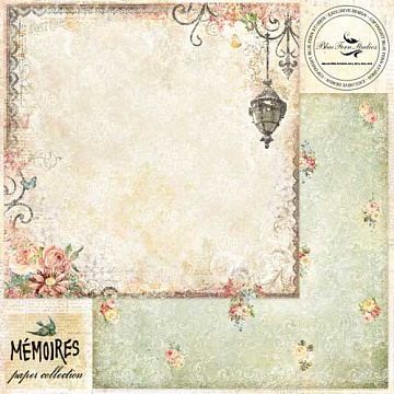 Бумага "Memories. Twilight fable" (Blue Fern)