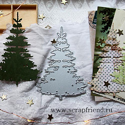 Нож "Ель", 8,5х12 см (Scrapfriend)